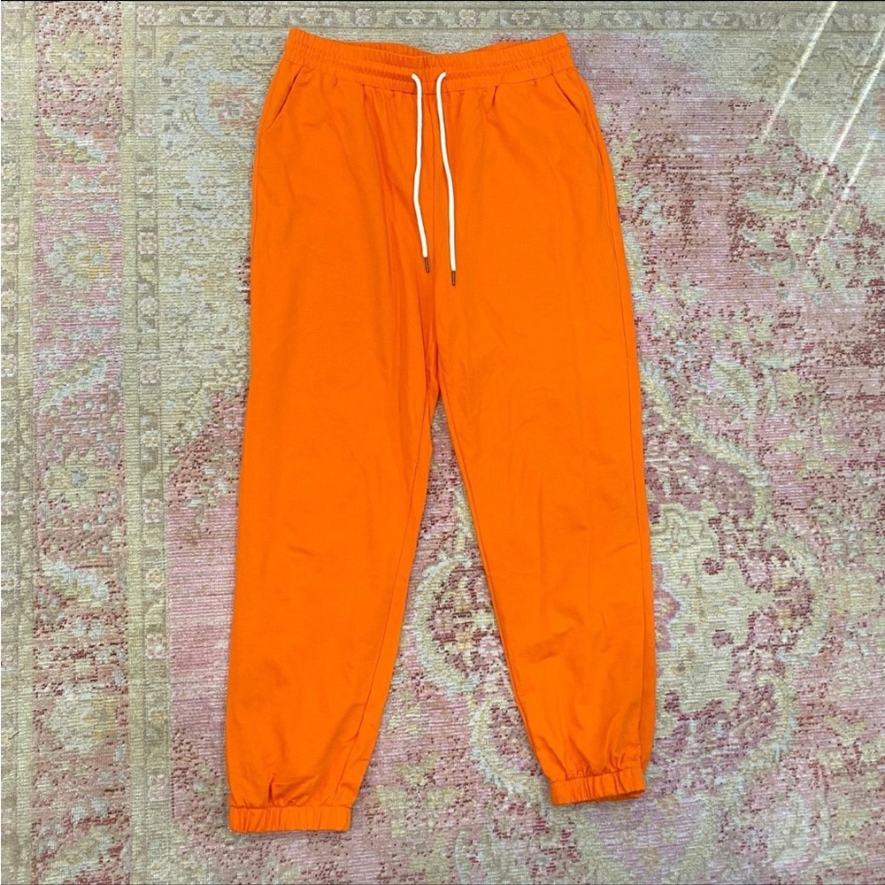 Neon Orange Joggers